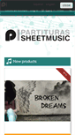 Mobile Screenshot of partituras-sheetmusic.com